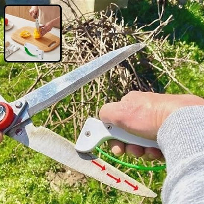 cet aiguiseur couteau utile pour cuisine et jardinage