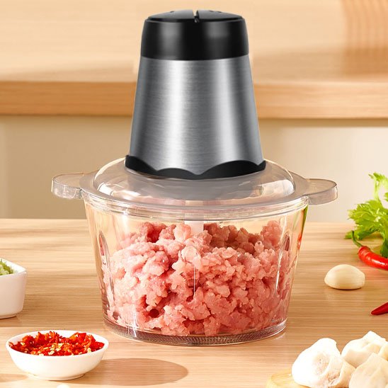 hachoir a viande  electrique noir