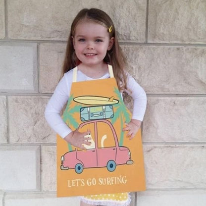 Tablier de cuisine enfant motifs véhicules | Coloré Junior