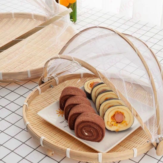 Panier Anti-Mouches Bambou | Protection Alimentaire