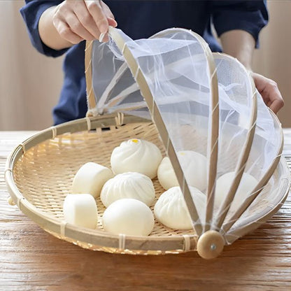 Panier Anti-Mouches Bambou | Protection Alimentaire